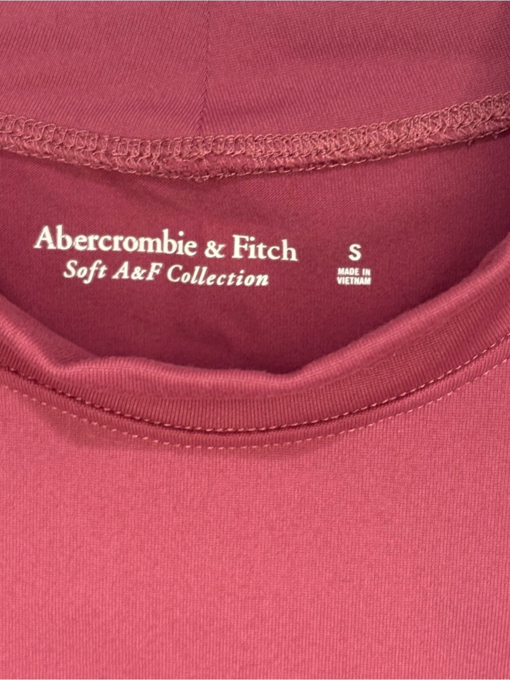 Abercrombie & Fitch Mock Neck Red Wine Bodysuit - Picture 8 of 8